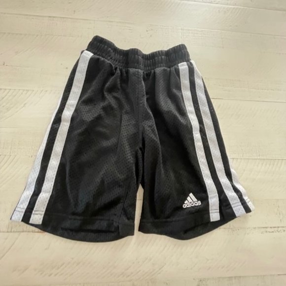 Adidas Black and White Basketball Shorts size M (11-12) - Picture 2 of 5